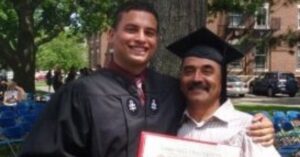 personal narrative example - my dad and I at my college graduation