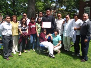 My Personal Story: My family and I at my college graduation