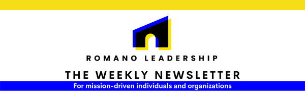 Romano Leadership Weekly Newsletter Banner